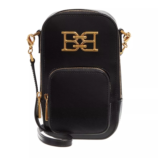Bally Bemal Black+Oro Vibrato Phone Bag