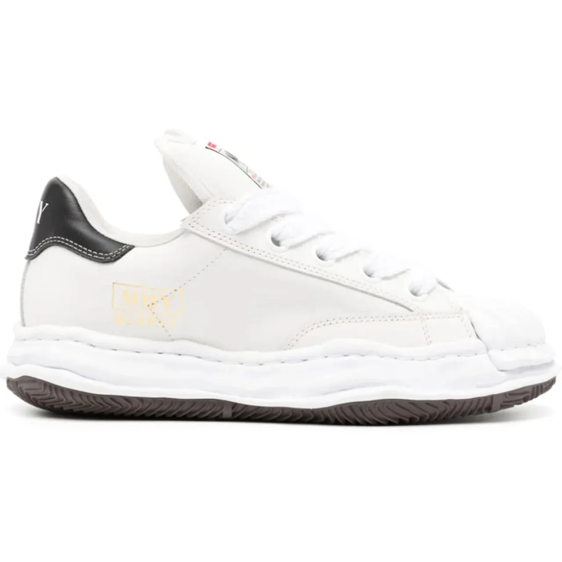 Maison Mihara Yasuhiro Sneaker basse Blakey Original Sole Leather Puffer Low Top Sneake weiß
