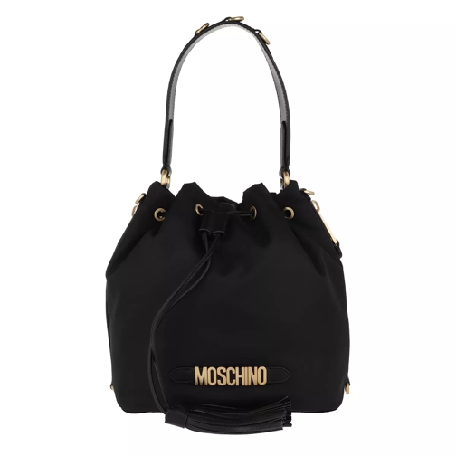 Moschino Borsa Tracolla Fantasia Nero Bucket Bag