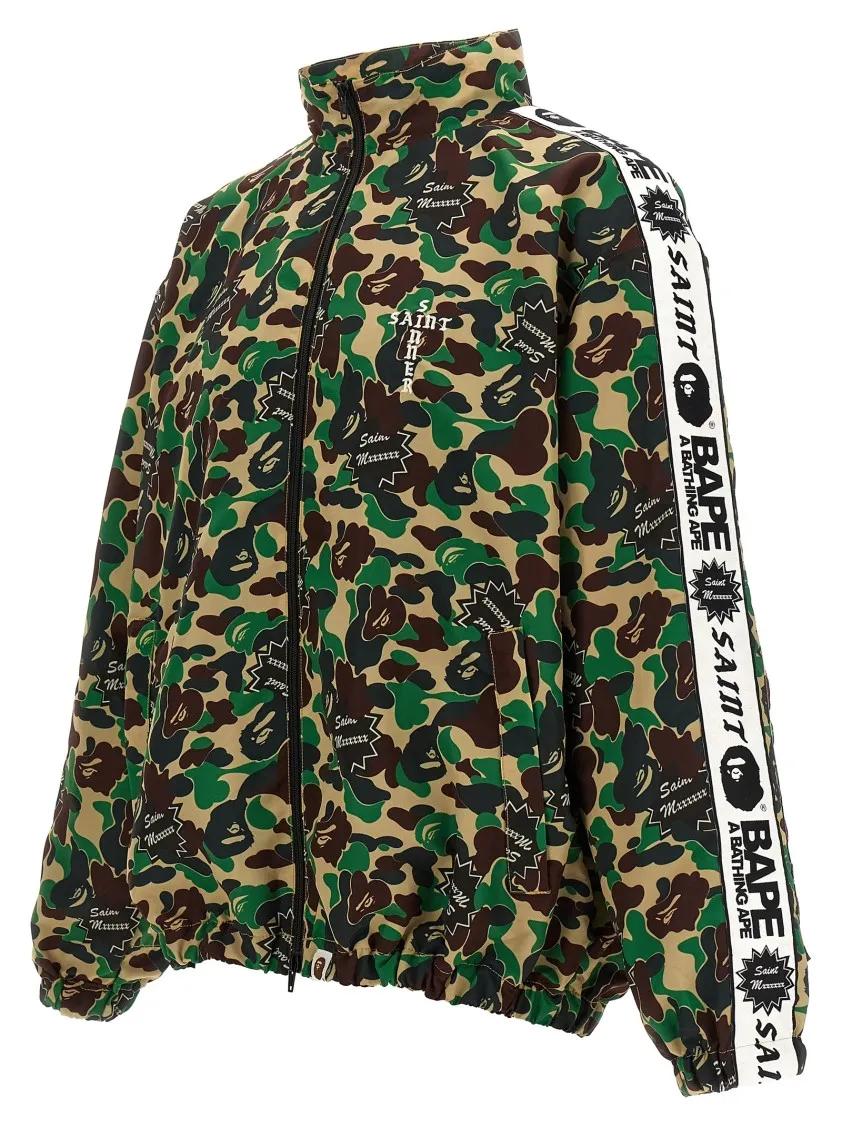 Saint Mxxxxxx Camouflage Print Technical Fabric Sweatshirt