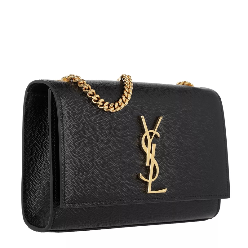 Saint Laurent Crossbody Bag Ysl New Small Kate Black Gold(Image 2)