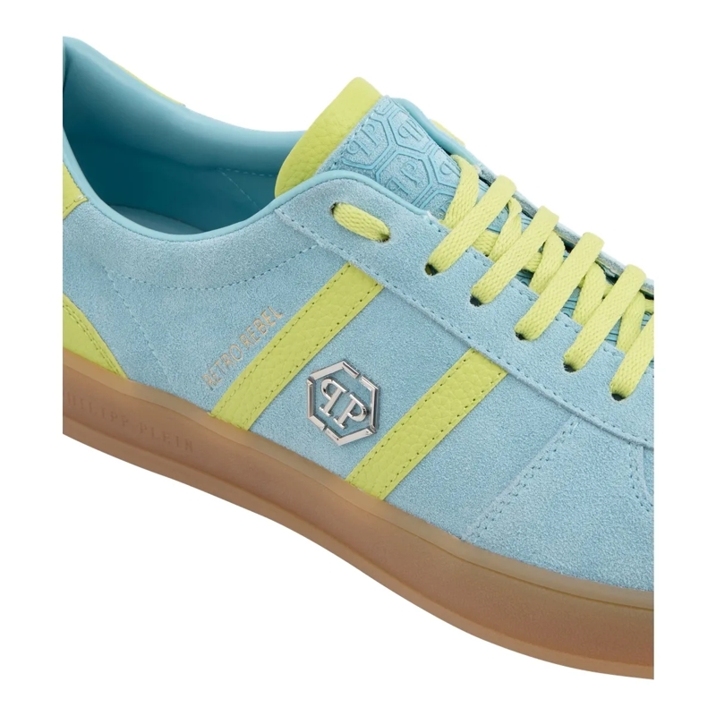 Philipp Plein Low-Top-Sneaker Low-Top Sneakers Retro Rebel hell-blau(Image 5)