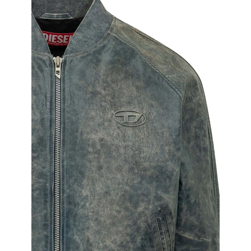 Diesel Blouson aviateur Giacca L-cobb Effetto Vissuto blau(Image 4)