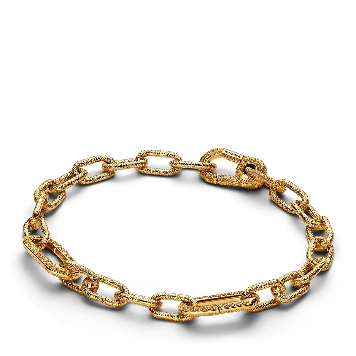 Pandora Armband - Small-Link Chain Bracelet - Gr. 16 - in Gold - für Damen - aus Metalllegierung & 14 Karat Gelbgold (585)