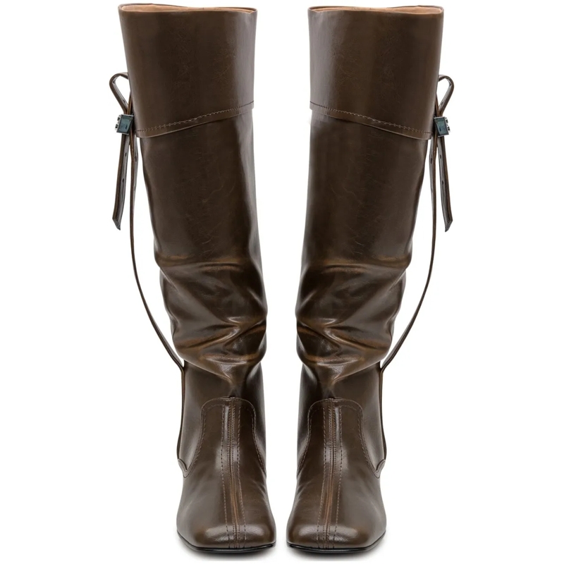 GANNI Stiefel Stivali Farfalla braun(Image 3)