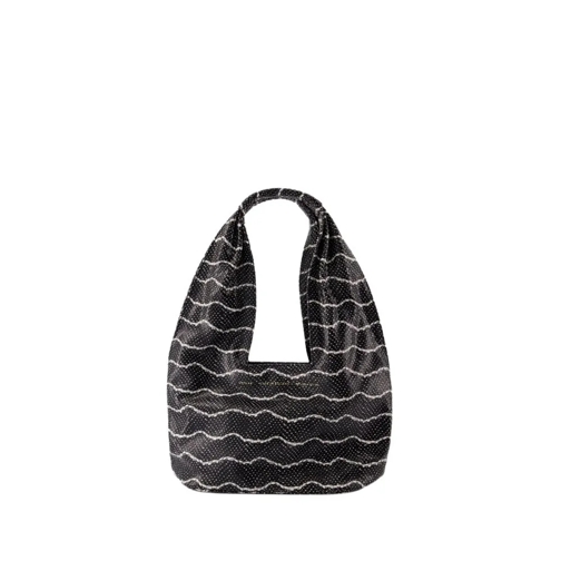 Chylak Small Shoulder Bag - Leather - Printed Black Schultertasche