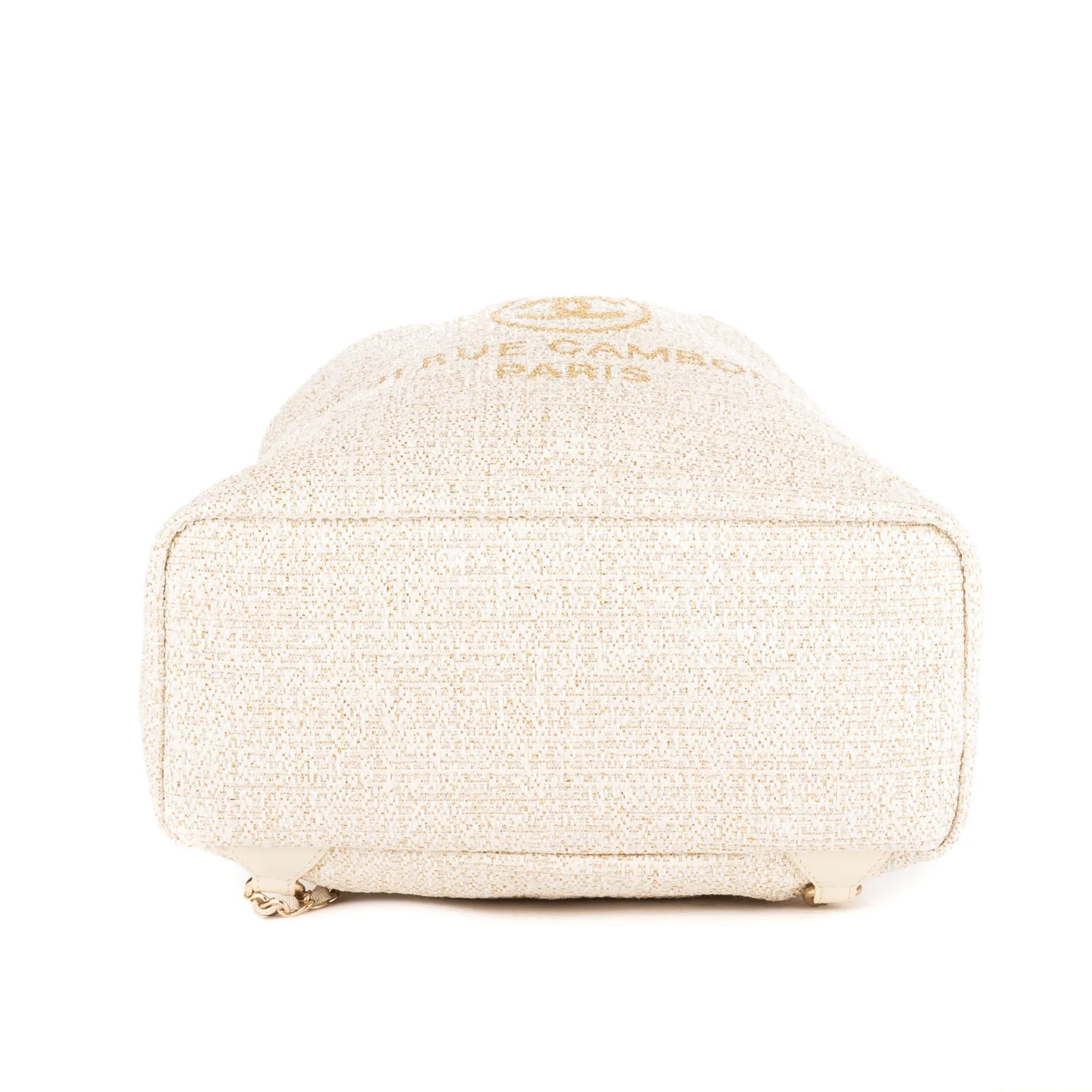 Thumbnail - Chanel Crossbody Bags - Deauville Drawstring Bucket Backpack - Gr. unisize - in Beige - für Damen