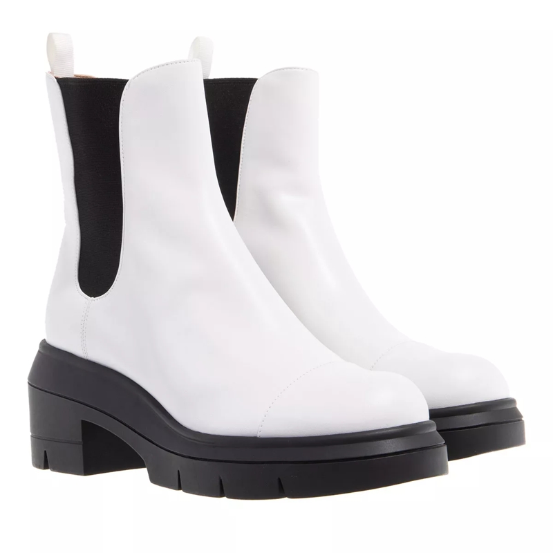 Stuart Weitzman Chelsea Boots Norah White