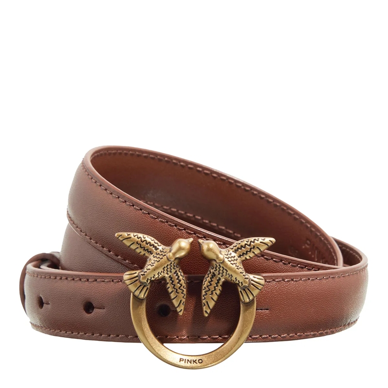 Pinko Ledergürtel Love Berry H2 Belt Cuoio(Image 7)