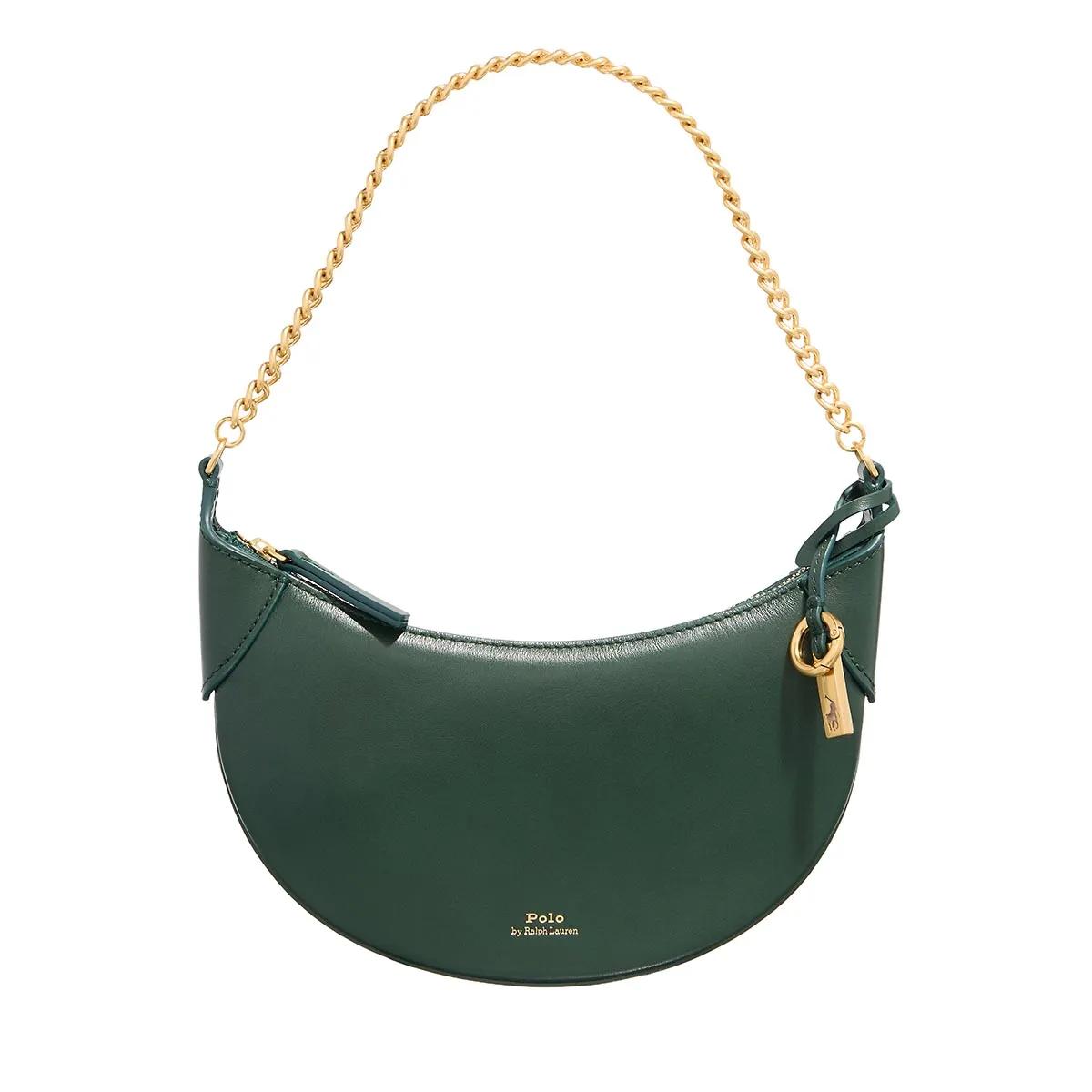 Polo Ralph Lauren Crossbody Bags - P Id Mn Chn-Crossbody-Small - Gr. unisize - in Grün - für Damen - aus Leder & Leder & Leder & Metallkette