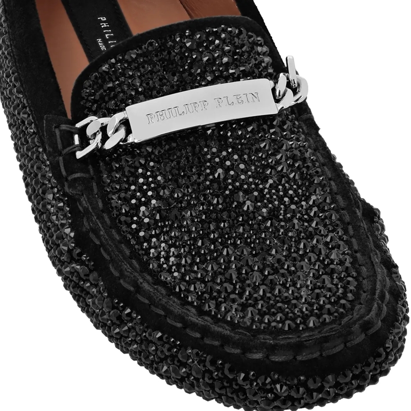 Philipp Plein Bootsschuhe Mokassin Mit Schmucksteinen schwarz(Image 4)