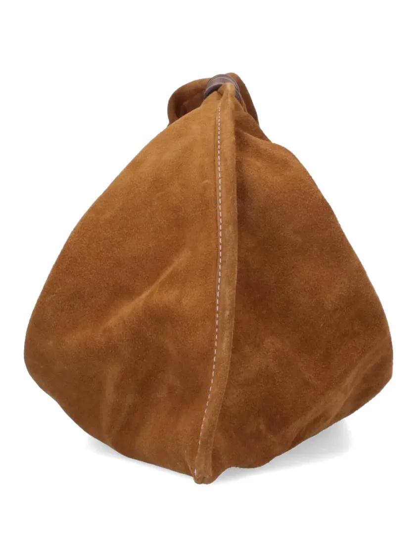Thumbnail - Staud Crossbody Bags - Suede Finish Sculptural Bag - Gr. unisize - in Braun - für Damen