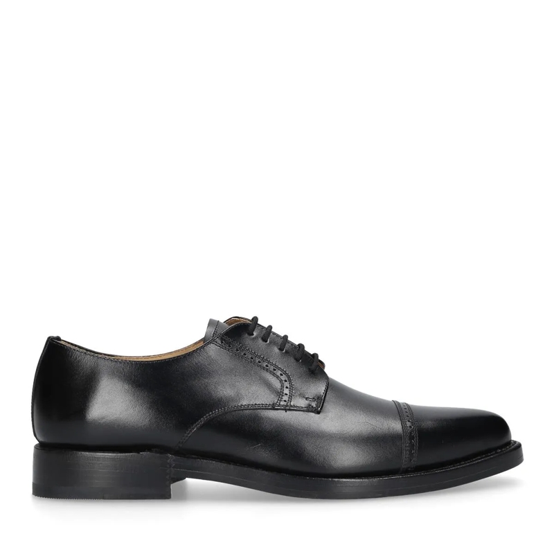 Heinrich Dinkelacker Schnürschuhe Schnürer Milano Quarter-Brogue BC schwarz