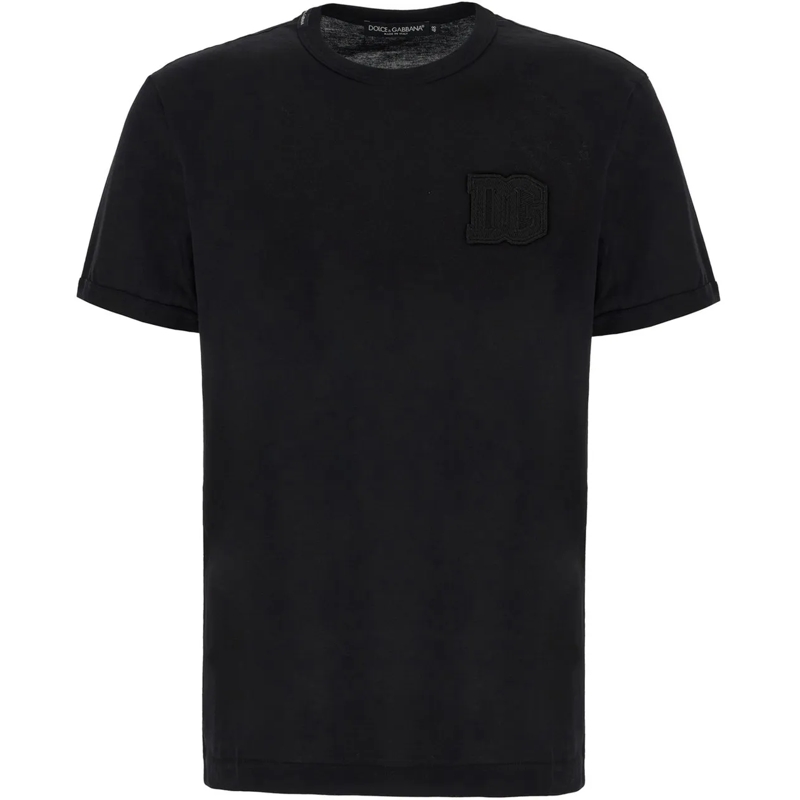 Dolce&Gabbana T-Shirt Dolce&gabbana Black cotton t-shirt schwarz