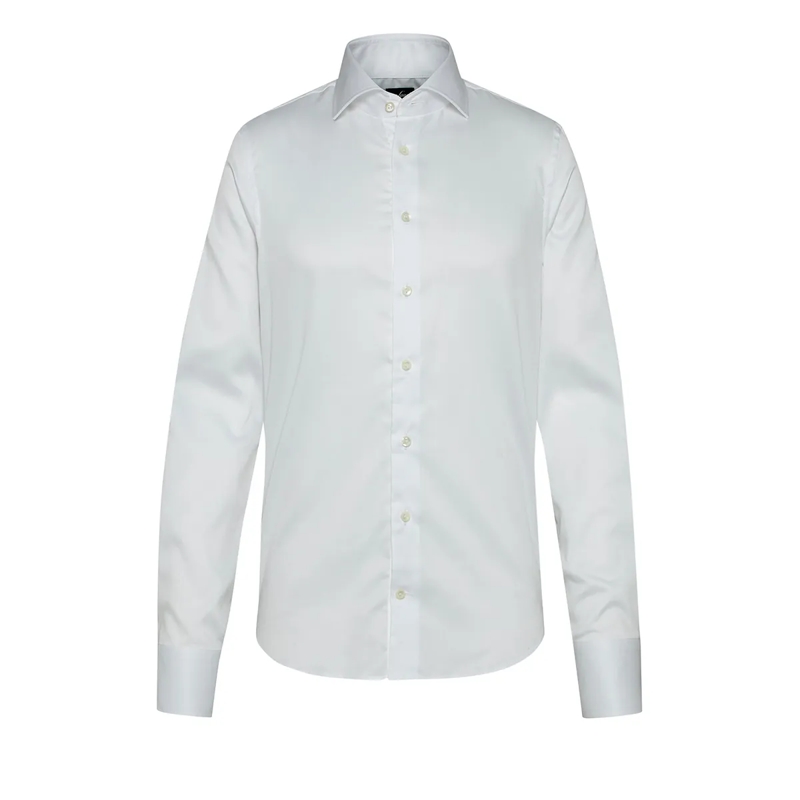 VAN LAACK Hemd Hemd Slim Fit Uni weiss