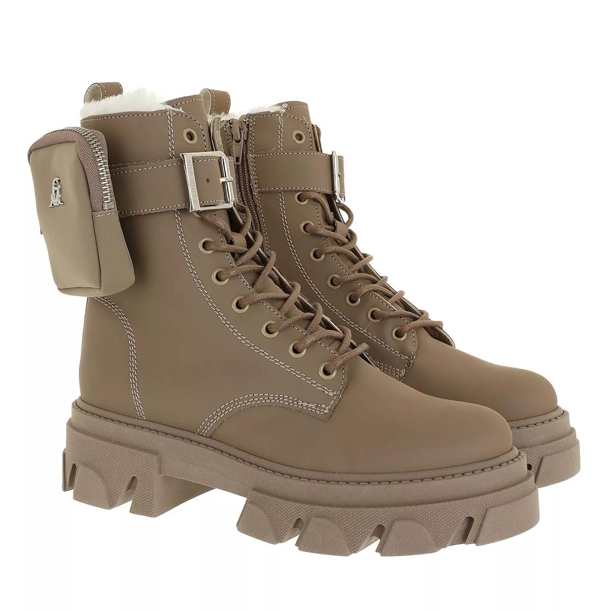 Military hot sale boots beige