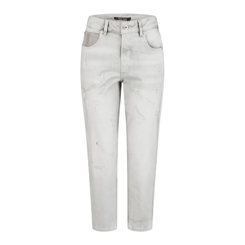 Marc Aurel Cropped Jeans Hose grau