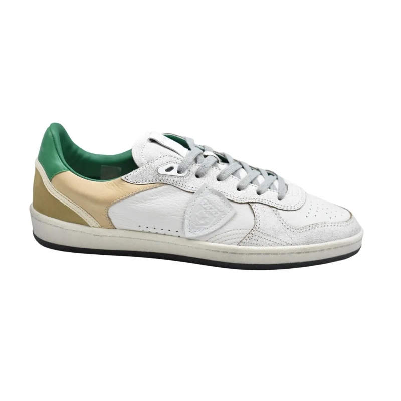 Philippe Model Lage-top sneaker Low Top Sneakers With Perforated Leather White