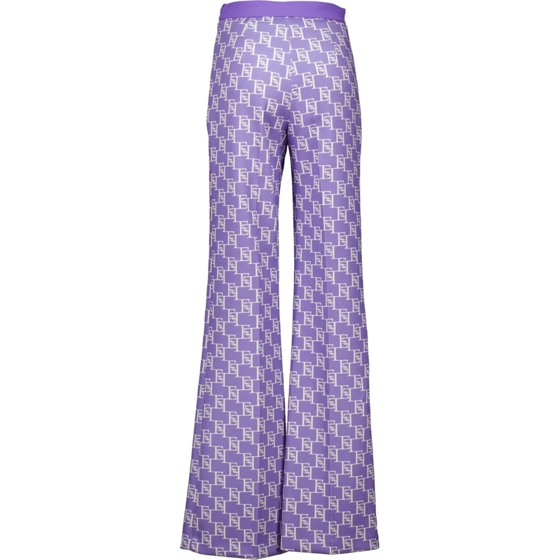 Elisabetta Franchi Hose Elisabetta Franchi Palazzo Pantalons Paars Pas1541 lila(Image 3)
