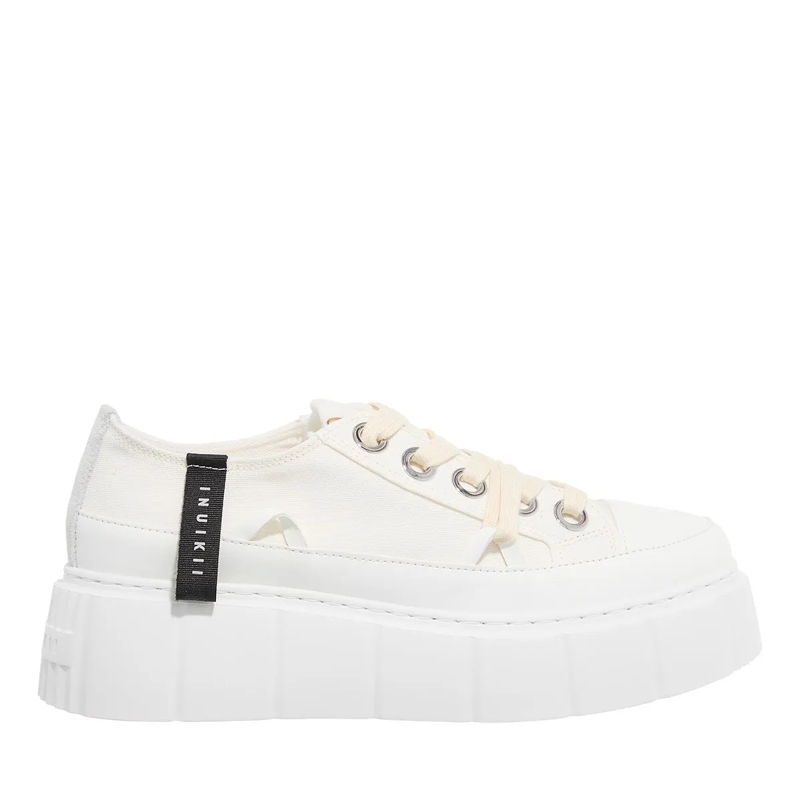 INUIKII Plateau-Sneaker MATILDA CANVAS LOW White