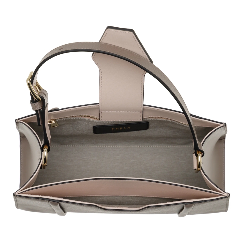 Furla Tote Furla Riva M Tote Stucco Gray(Image 6)