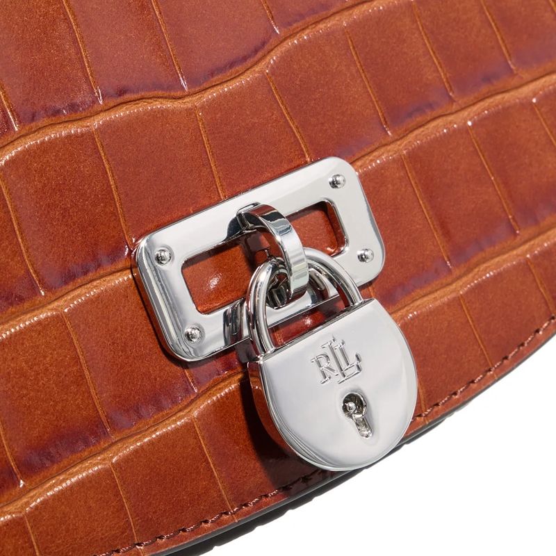 Lauren Ralph Lauren Crossbody Bag Tanner Crossbody Medium Tobacco(Image 5)