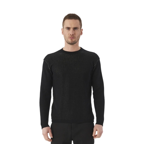 Transit Trui Rippstrickpullover U310 BLACK U310 BLACK