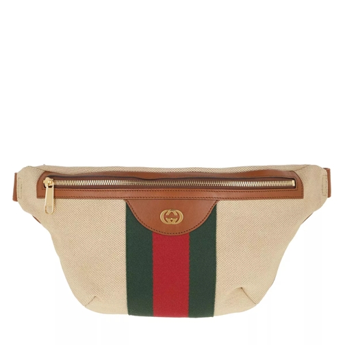 Gucci Vintage Belt Bag Canvas Beige Belt Bag