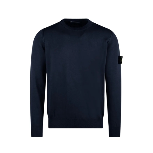 Stone Island Pullover Roundneck Sweater Blue