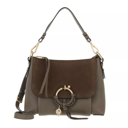 See By Chloé Joan Grained Shoulder Bag Leather Moss Satchel