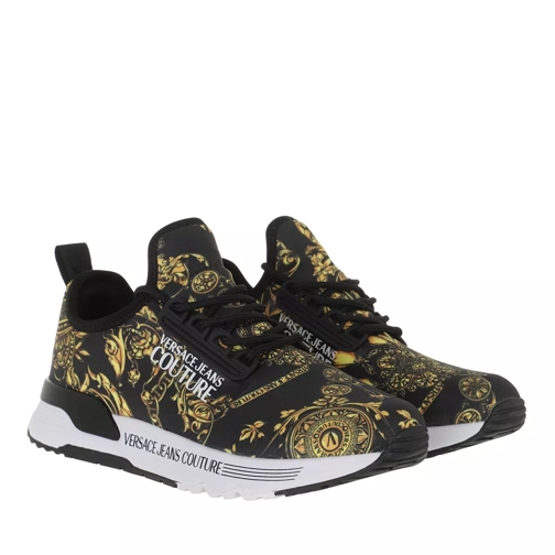 Versace Jeans Couture Sneakers Shoes Black/Gold Low-Top Sneaker