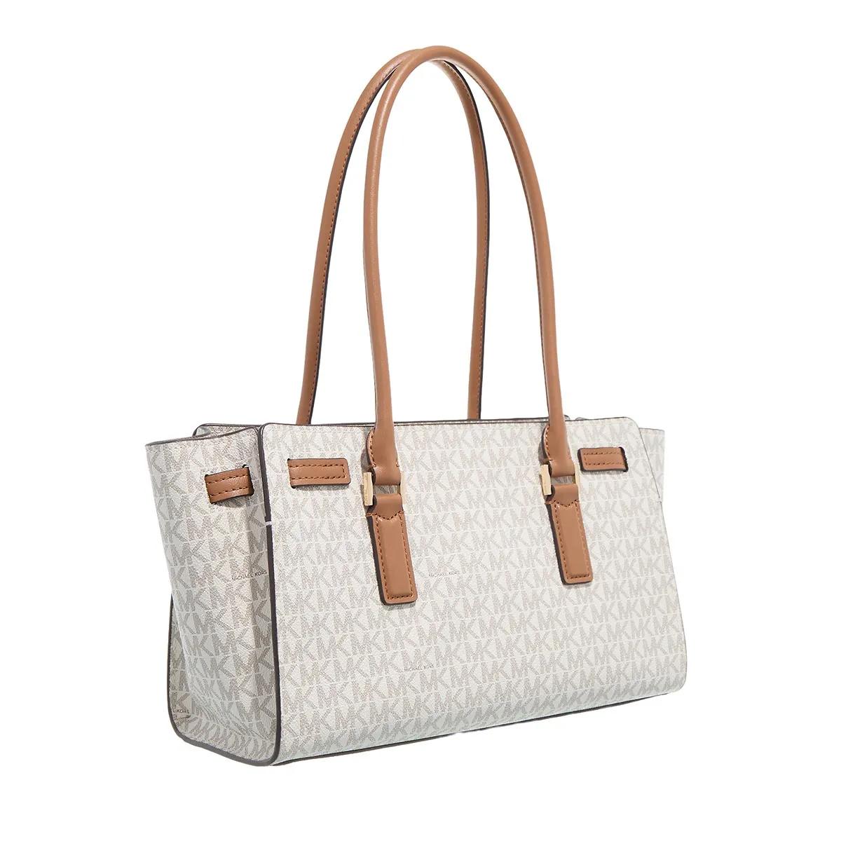 Michael Kors Shoppers & Totes Sm Ew Shoulder Tote w Charm in beige
