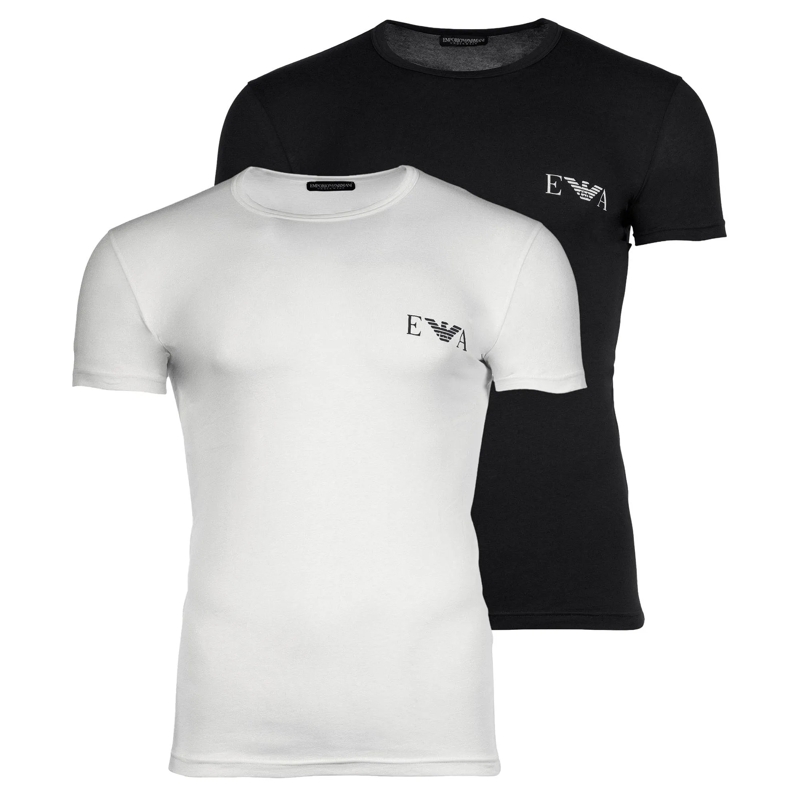 Emporio Armani Hemd Elegantes Shirt im 2er Pack von der Marke EMPORIO  schwarz