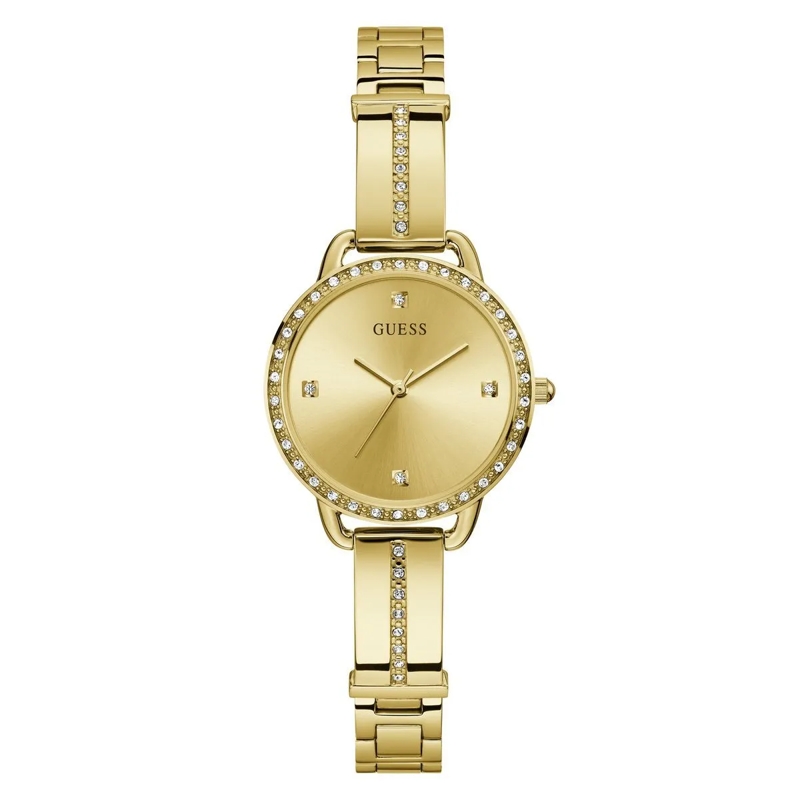 Guess Automatikuhr Quarz-Analoguhr Gd Bellini gold