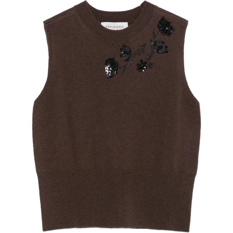 Ermanno Firenze  Sweaters Brown braun