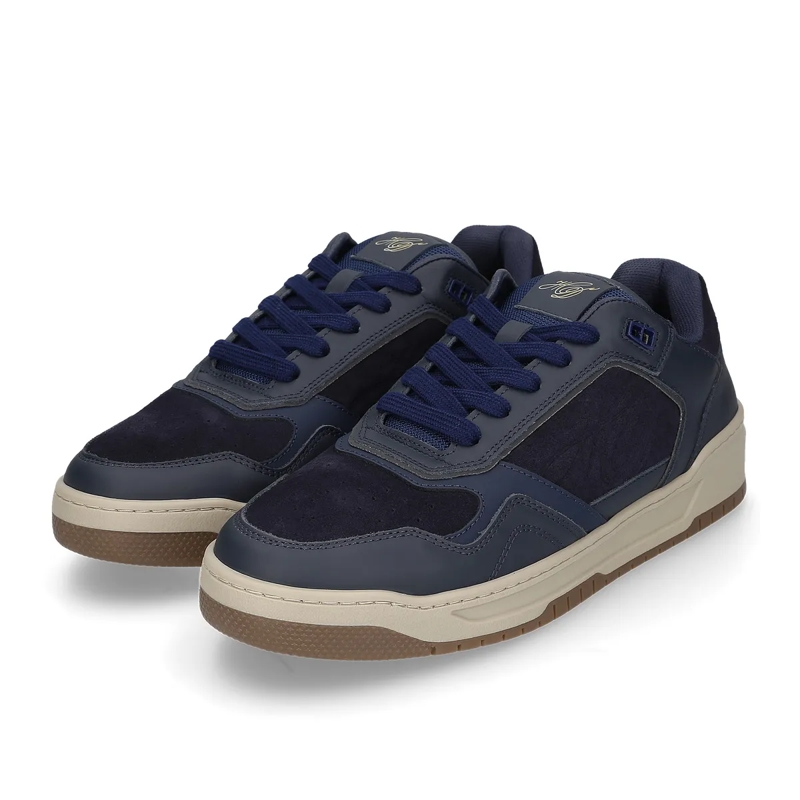 Heinrich Dinkelacker Low-Top-Sneaker Der Los Angeles Sneaker CL in Dunkelblau besticht  dunkel-blau(Image 2)
