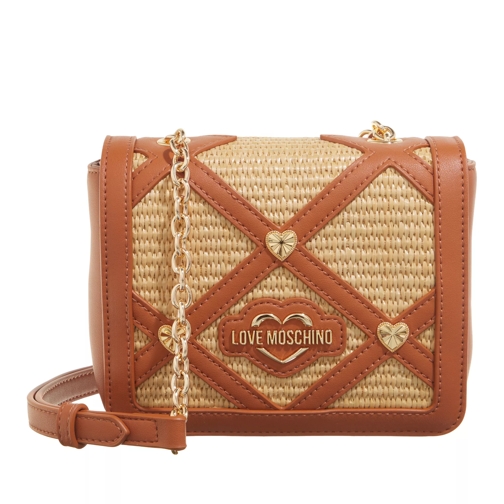 Love Moschino Cross with Chain Natural Sac à bandoulière
