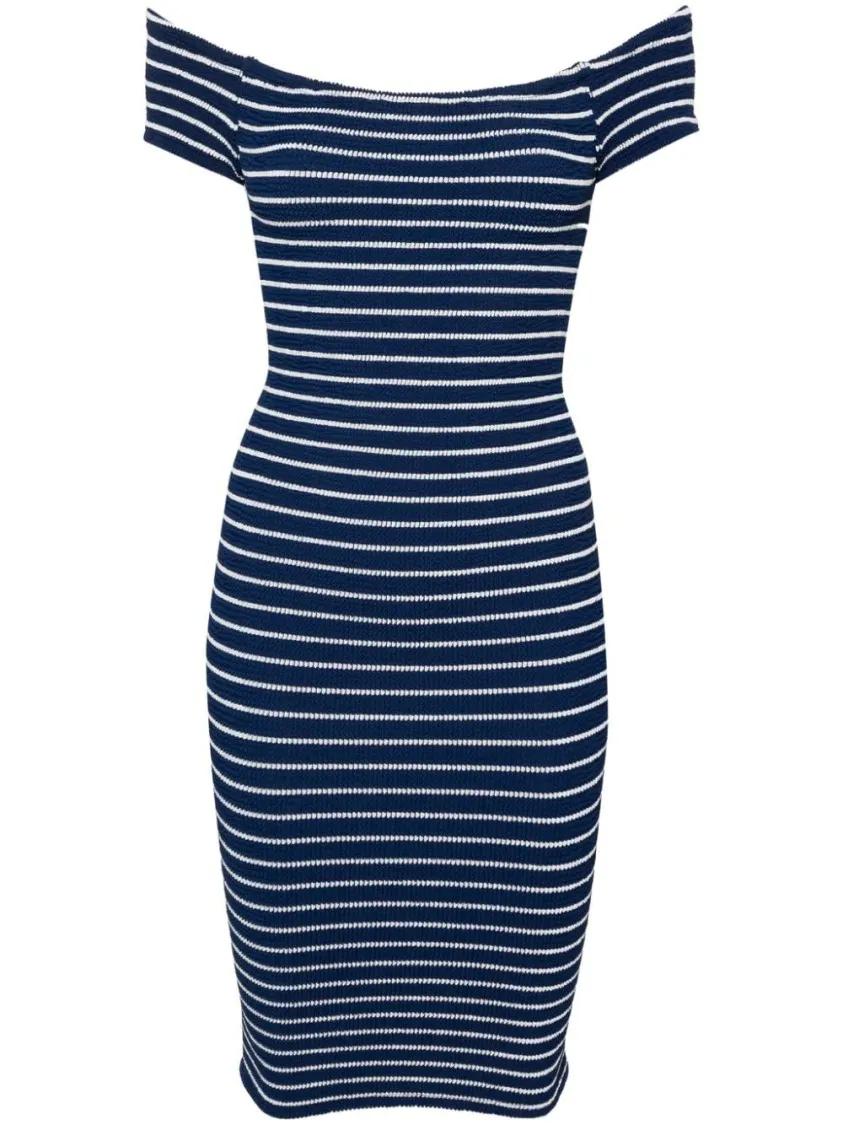 Hunza G - Grace Dress - Größe ONE SIZE - blau