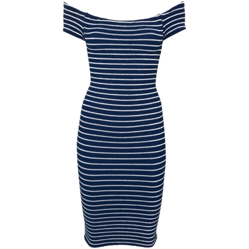 Hunza G Midi-Kleider Grace Dress Blue