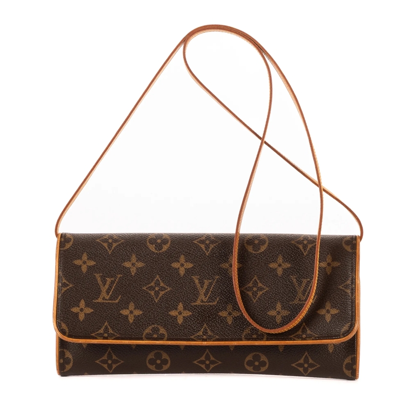 Louis Vuitton Crossbody Bag Twin GM braun