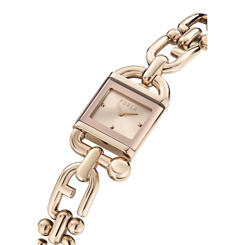 Furla Quarzuhr Quarz-Analoguhr Furla Mianuvola Square rosa(Image 4)