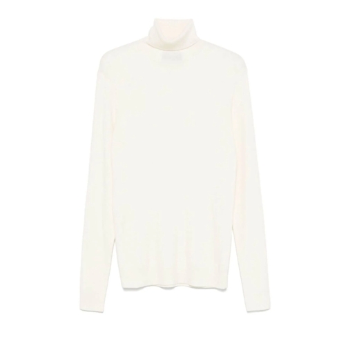 Gabriele Pasini Trui White Ribbed Knit Sweater White