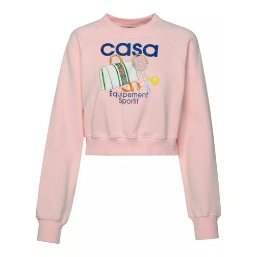 Casablanca Equipement Sportif' Pink Organic Cotton Sweatshirt Pink 