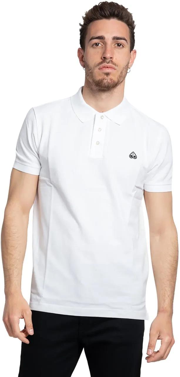 Thumbnail - Moose Knuckles - Moose Knuckles Pique Polos Wit M12mt712 - Größe XS - weiß