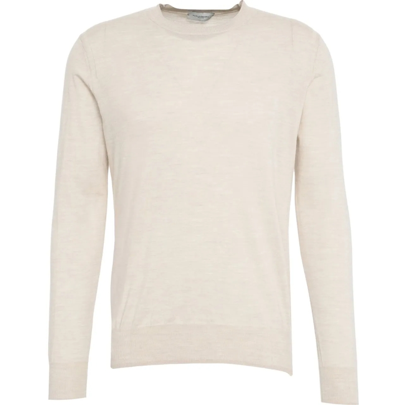 Paolo Pecora  Virgin wool sweater weiß