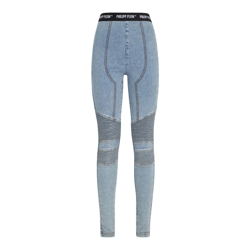 Philipp Plein Skinny-Leg-Jeans Jeggings hell-blau(Image 5)