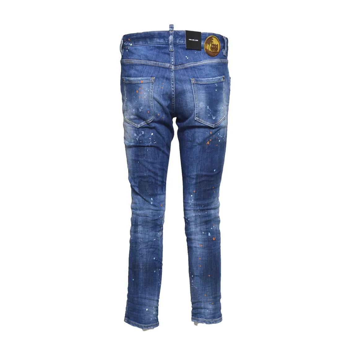 デニム・ジーパン Dsquared2 Cool Girl Jean Blue Denim Patent Effect Dsquared2 Cool Girl Jean Blue Denim Patent Effect | THE LIST