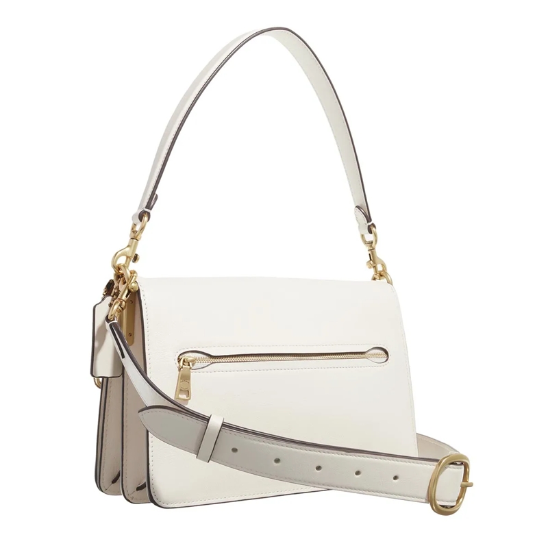Coach Sac à bandoulière Soft Grain Leather Chain Tabby Shoulder Bag with C Chalk(Image 5)