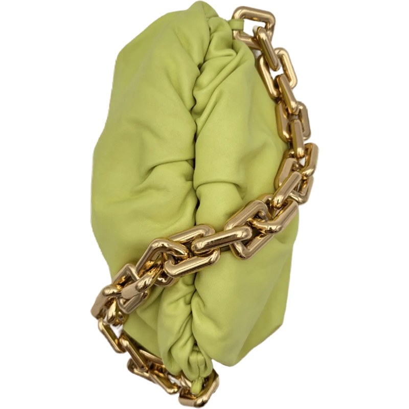 Bottega Veneta Clutch Bottega Veneta Pouch Chain - Lemongrass grün(Image 6)