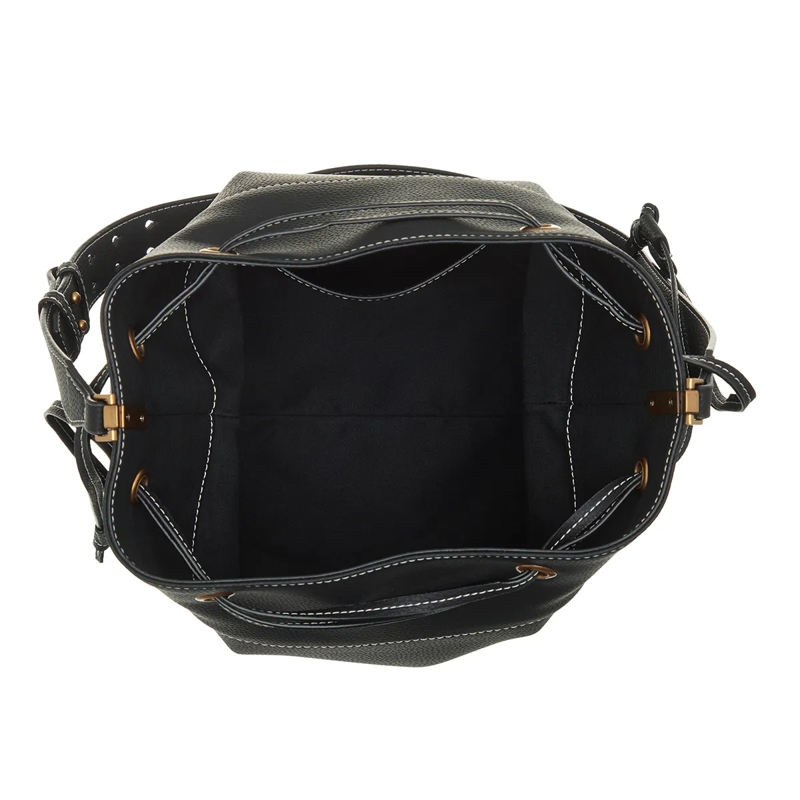 Pinko Bucket Bag Secchiello Classic Nero-Antique Gold(Image 5)